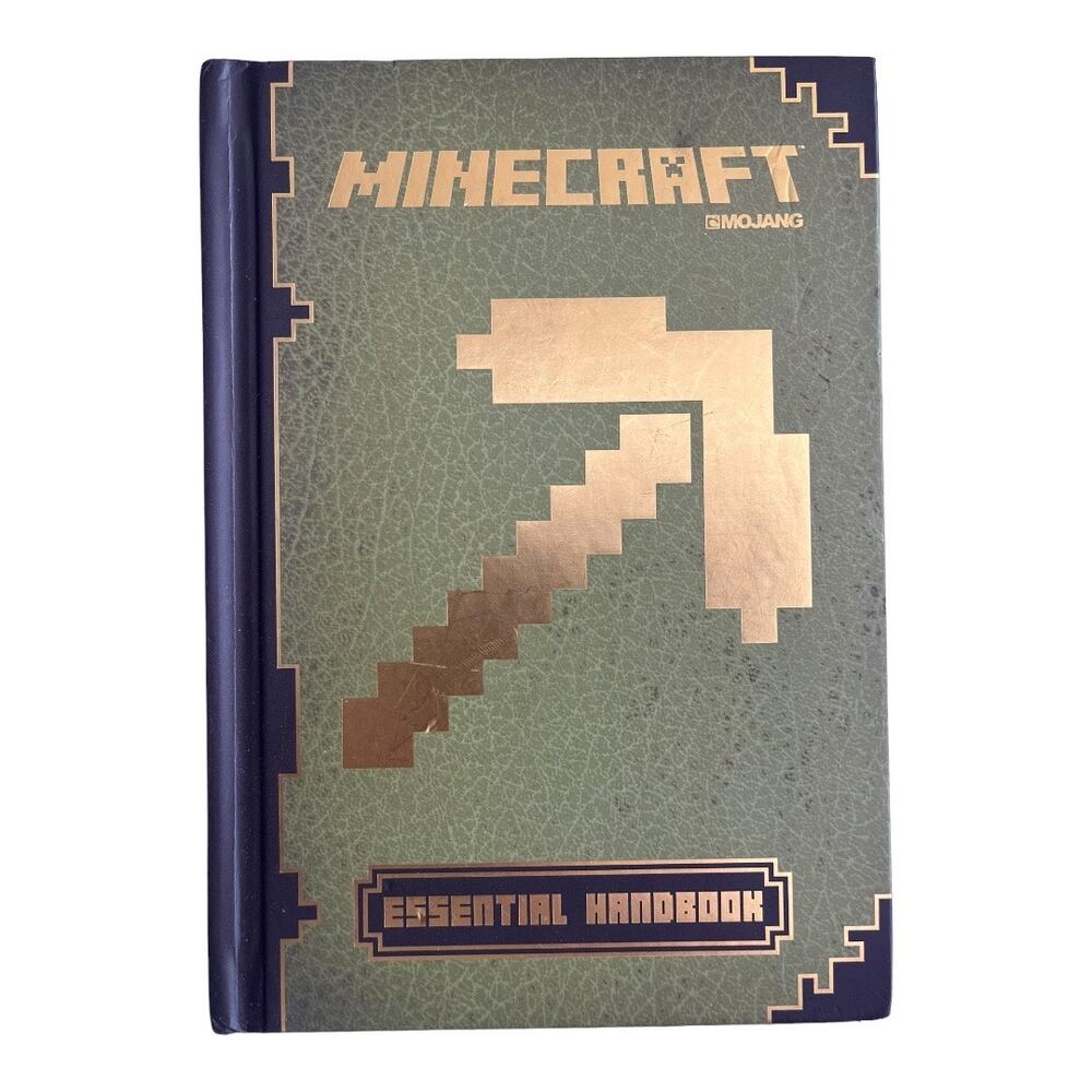 Minecraft Essential Handbook resources & crafting hardcover book